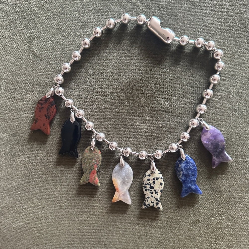 Julietta fish ball chain necklace